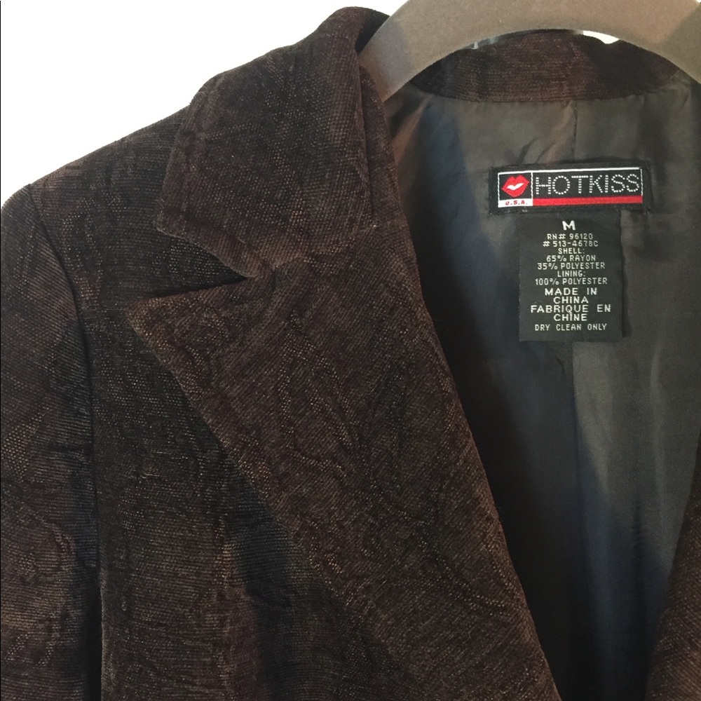 Brown Hot KISS Blazer